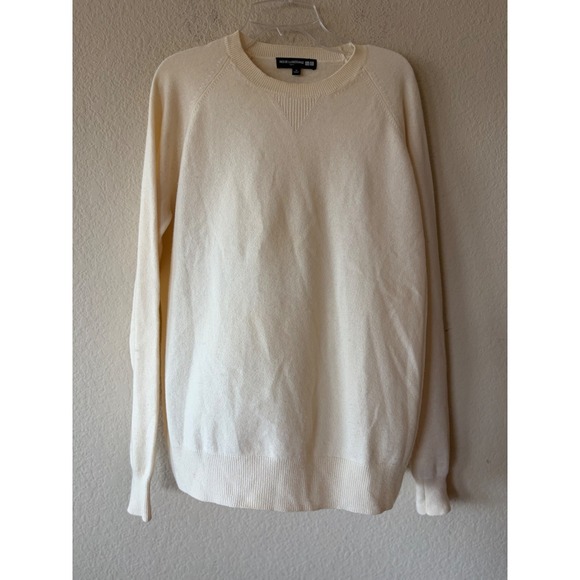 Uniqlo Other - Uniqlo Ines de la Fressange Cashmere Sweater Cream Mens M 351-401965